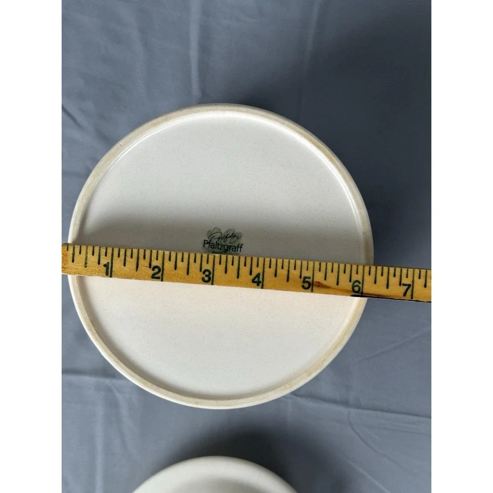 Pfaltzgraff Naturewood Spearmint Small Canister‎ Sealed Lid Clean Repaired Chip